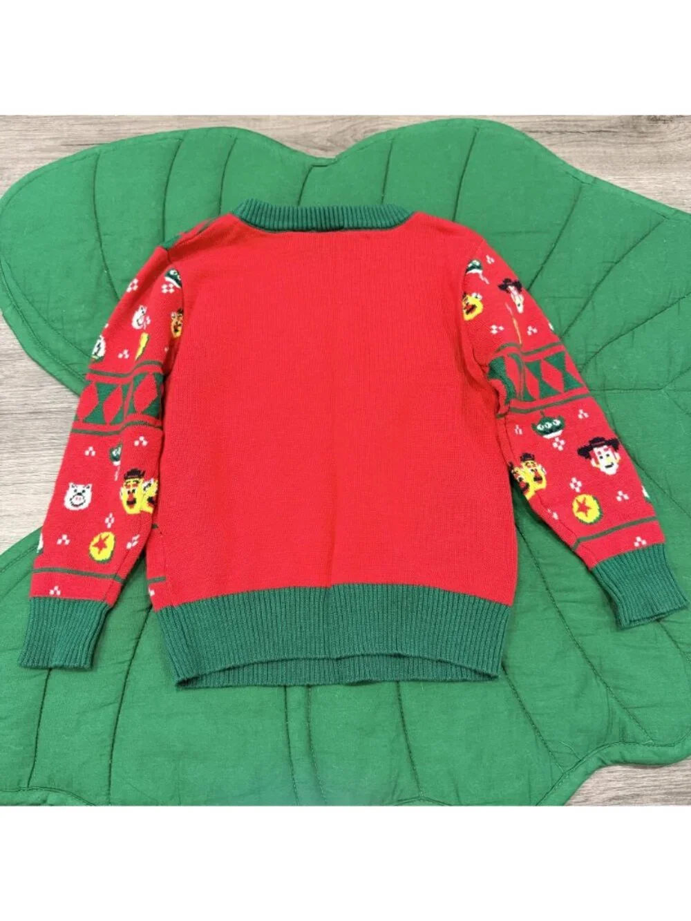 Disney Toy Story 2T Merry Rex-Mas Knit Christmas Sweater Ugly Sweater